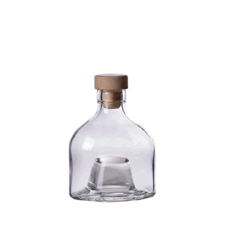 Bottiglia Limoncello in Vetro Duplo con Tappo 200 cc