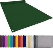 Ombrellone da sole a strisce Ombrellone da sole Ombrellone da sole tela 1x3M 98% Ombrello da sole con tessuto 95% UV Ombrellone per terrazza con traverse Doorvoertules, Verde scuro, 22073