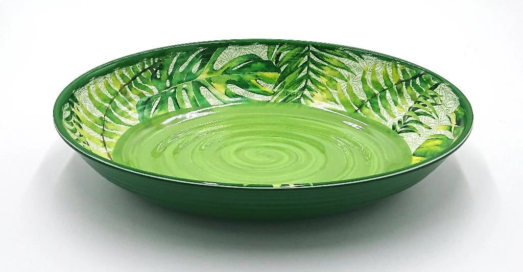 Insalatiera Vassoio Piatto da Tavola in Melamina Bali Ovale 33 x 23 cm Easy Life