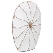 Vaso in poliresina bianca 27x8x39,5h