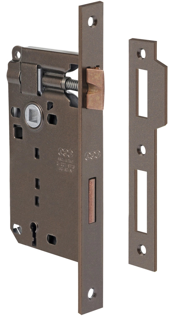 PATENT SERRATURA BRONZATA AGB Q.8/70 40 MM- ALBAN GIACOMO- 5,0 pz
