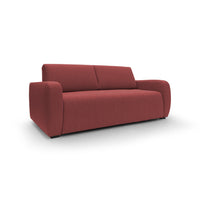 Duna Divano letto matrimoniale con materasso 20 cm in tessuto impermeabile T03 215 cm (mat. 160x197) rosso
