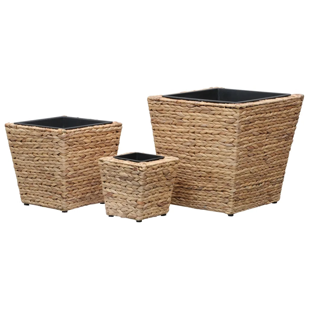 Letti Rialzati 3 pz in Giacinto Intrecciato