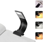 Lampada da lettura LED, 360° caricabile via USB, 3 modalità di illuminazione, lampada da lettura, nera, plastica