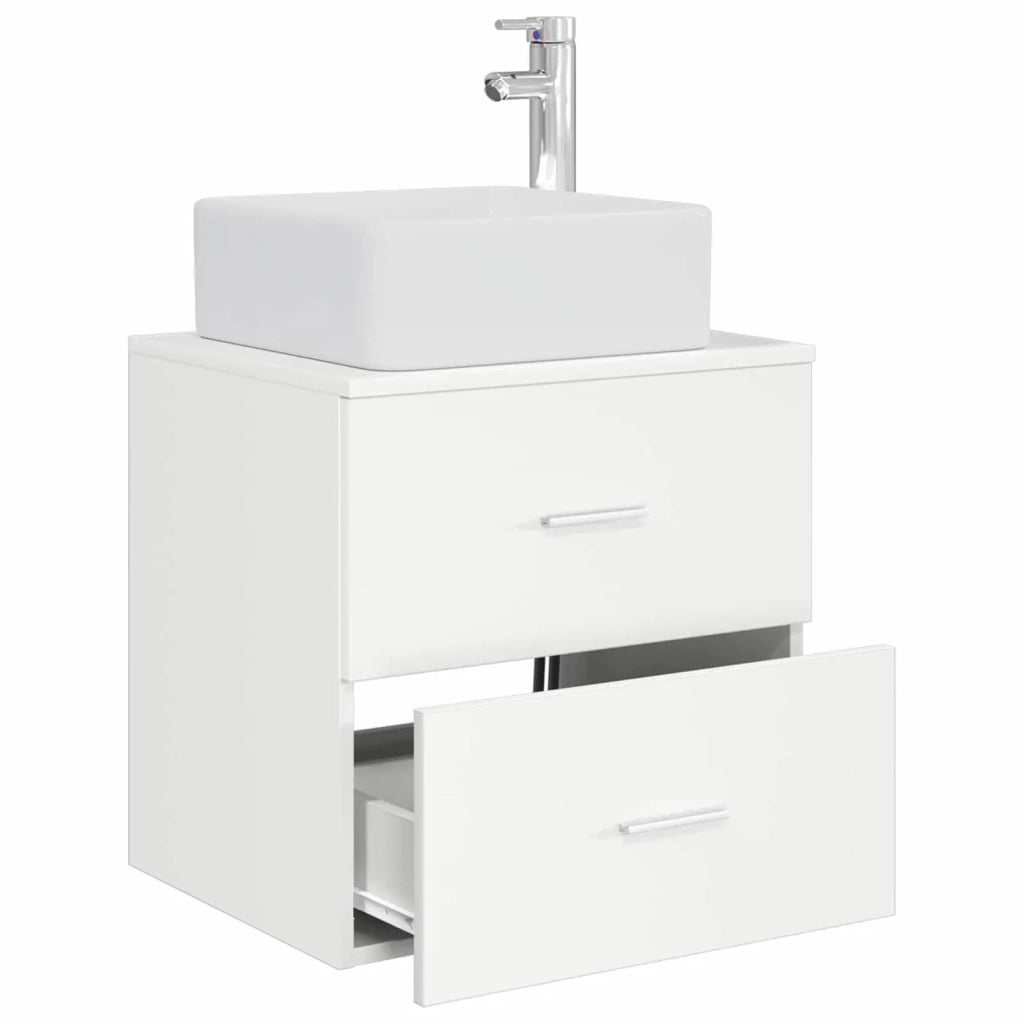 Mobile Lavabo da Parete Bianco 49,5 x 41 x 63 cm 890270