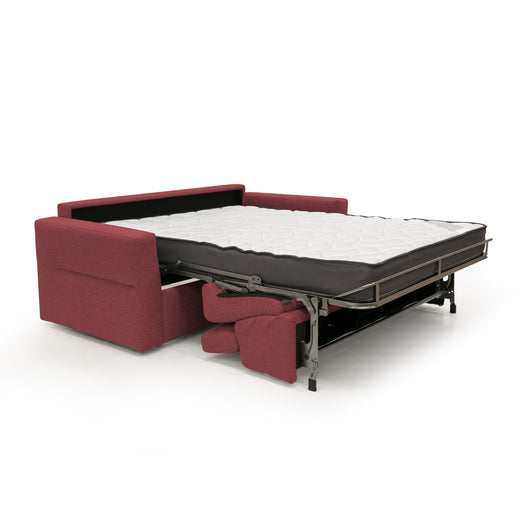 Avalon Divano letto con materasso H18 220 cm (mat. 160x197 cm) talpa