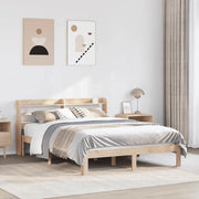 vidaXL Giroletto con Testiera 140x200 cm in Legno Massello di Pino