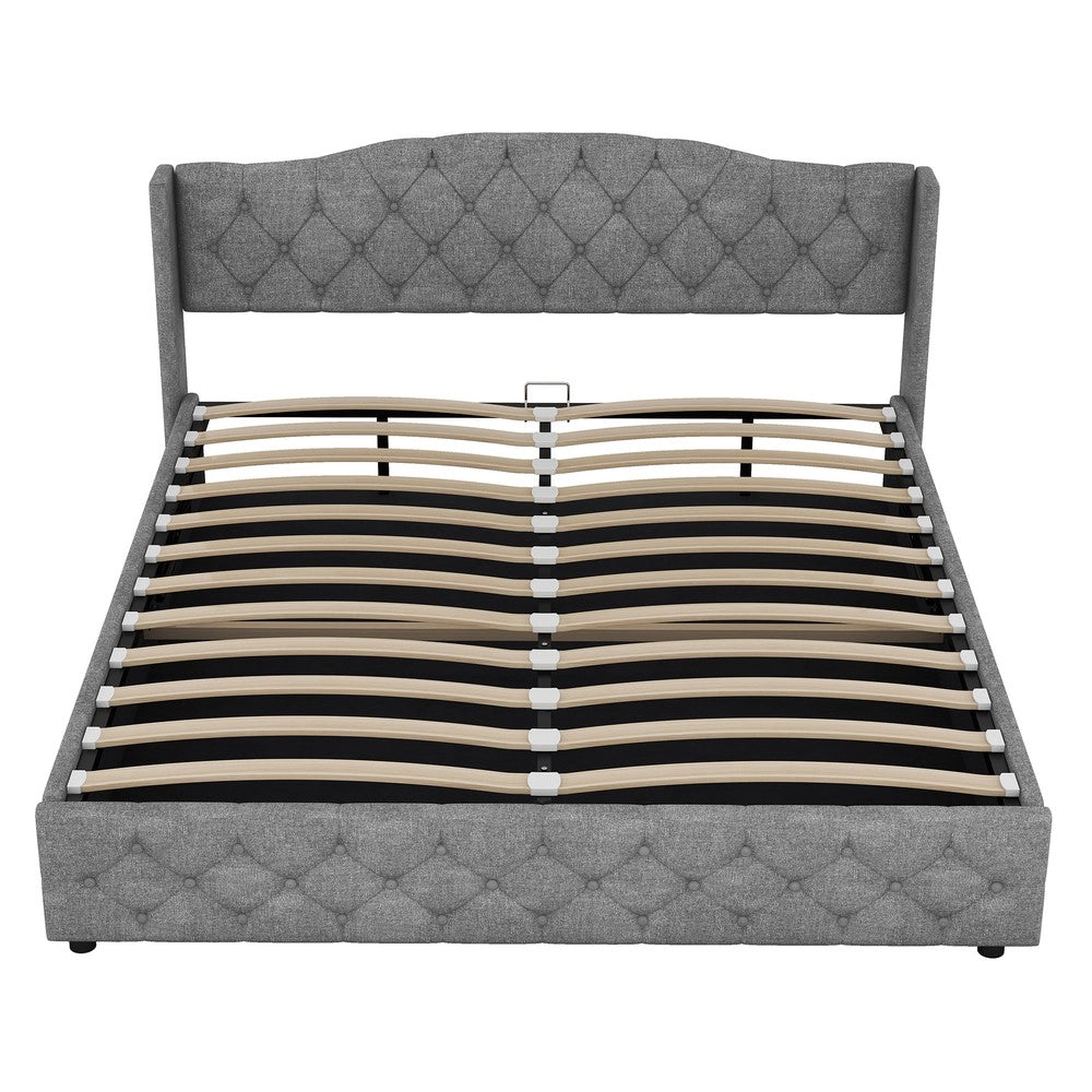 Letto Contenitore Idraulico 180x200 ¨C Xylo ¨C Grigio