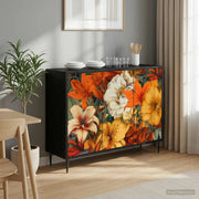 Credenza GENNEP Rovere Nero 102 x 33 x 76 cm 8006975