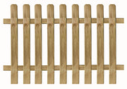 Staccionata in Legno Pronta Steccato Recinzione Assemblato Giardino 180 x 90 cm