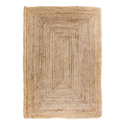 Tappeto Rettangolare Bombay, Marrone, Juta, 240x180x1 cm