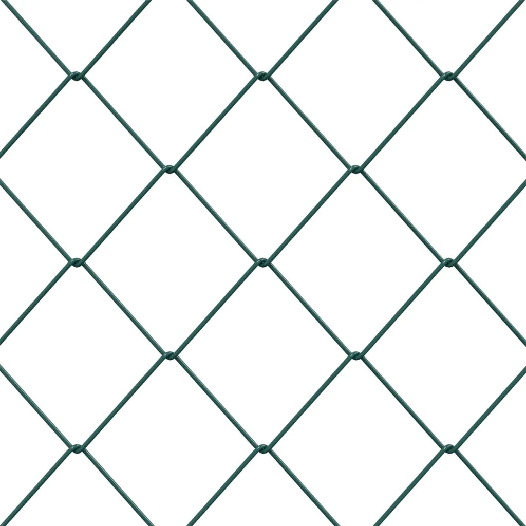 Recinzione a rete metallica Verde 2 x 10 m Acciaio CFW5562890