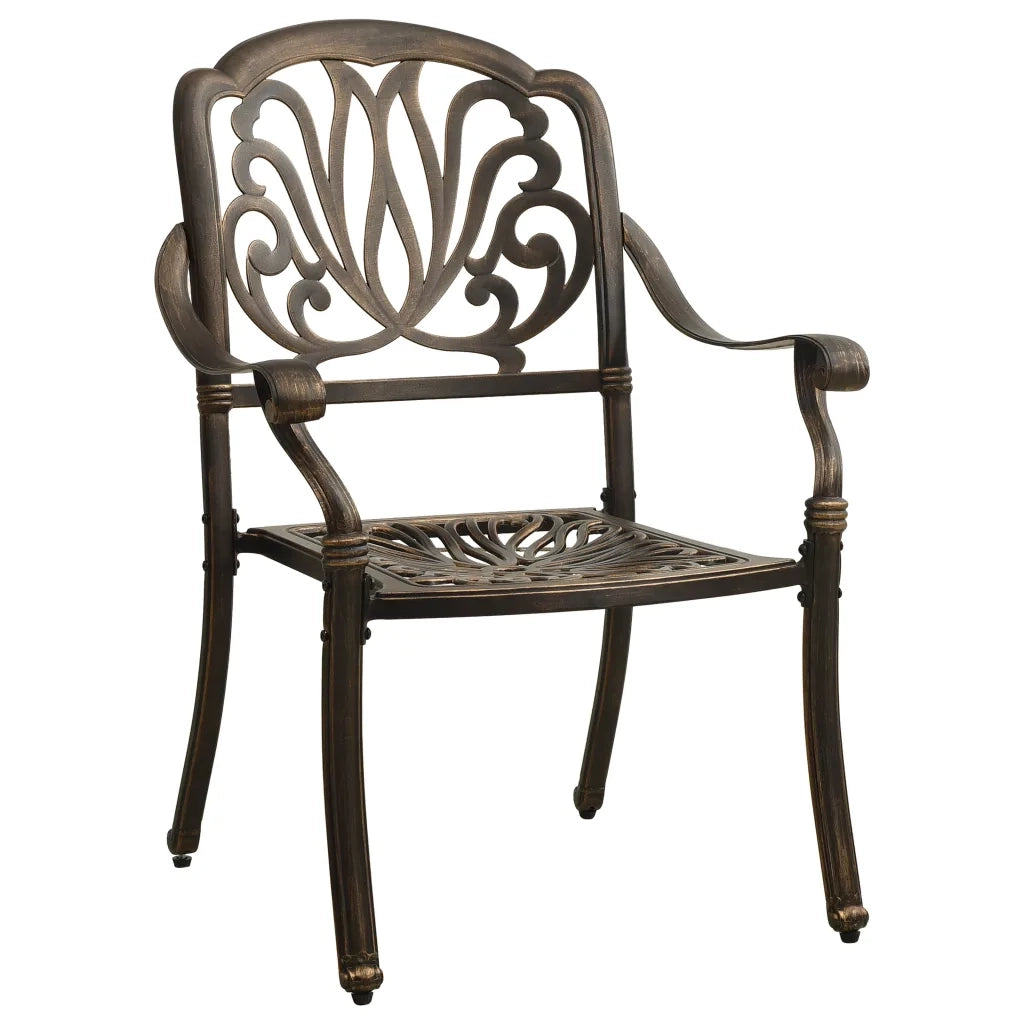 Set da Bistrò 3 pz Bronzo in Alluminio Pressofuso 3216322