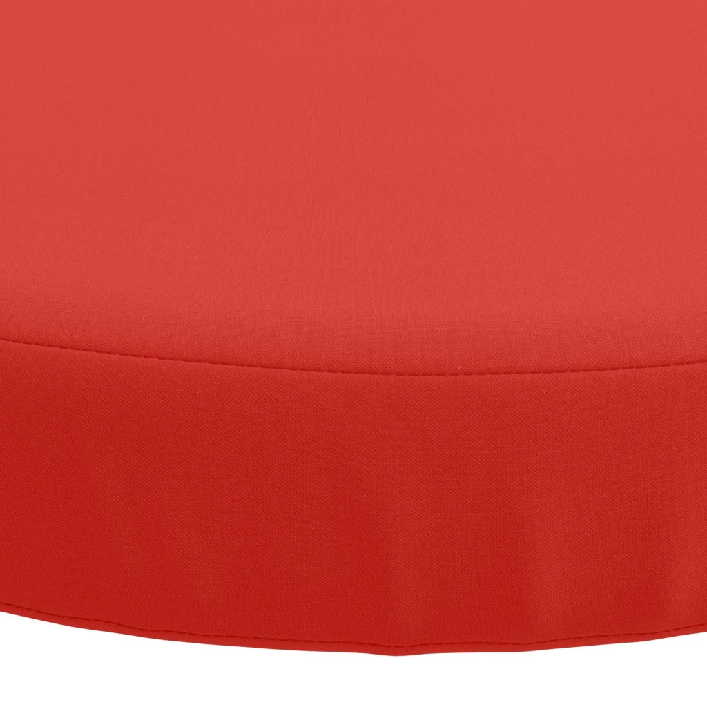 Cuscini per Sedia in 4 Pezzi SOEST 4 pz 100% Poliestere Rosso 946350