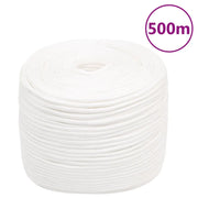 Corda Nautica Completamente Bianca 10 mm 500 m in Polipropilene cod mxl 63797