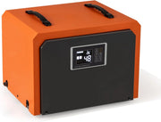 Deumidificatore Elettrico Professionale 750W, 60L/Giorno Max, 450m³/H, con Timer 24 Ore, Filtro Rimovibile e Lavabile, Protezione Alta/Bassa Temperatura, per Cantina, Magazzino, Box Auto
