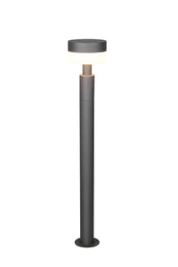 Palo alto da esterno LED, alluminio, antracite, H 95 cm, Mackenzie