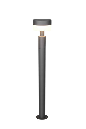 Palo alto da esterno LED, alluminio, antracite, H 95 cm, Mackenzie