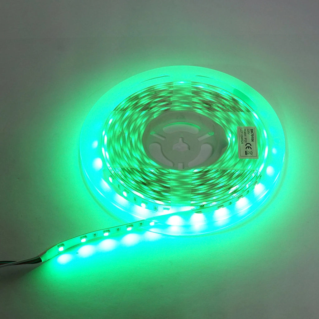 Striscia LED 5050 12W/m RGBW, 12-220V rotolo 5m, 60 LED/m IP20