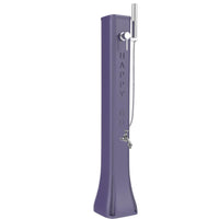 Doccia Solare Bassa Happy Go 23Lt In Polietilene Con Rubinetto E Doccetta Mobile Colore Viola Cv-Hg180/4005