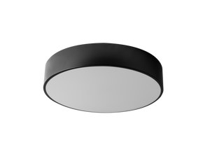 Lampada Plafoniere 50cm Rotonda Nero Da Soffitto APP644-4C