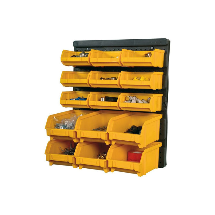 PANNELLO PORTA MINUTERIE CON 15 CONTENITORI