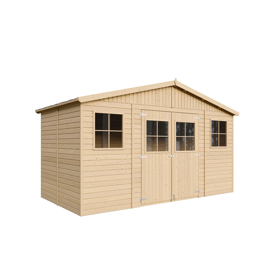 Casa da giardino in legno - 8 m?²- TIMBELA M332+M332G