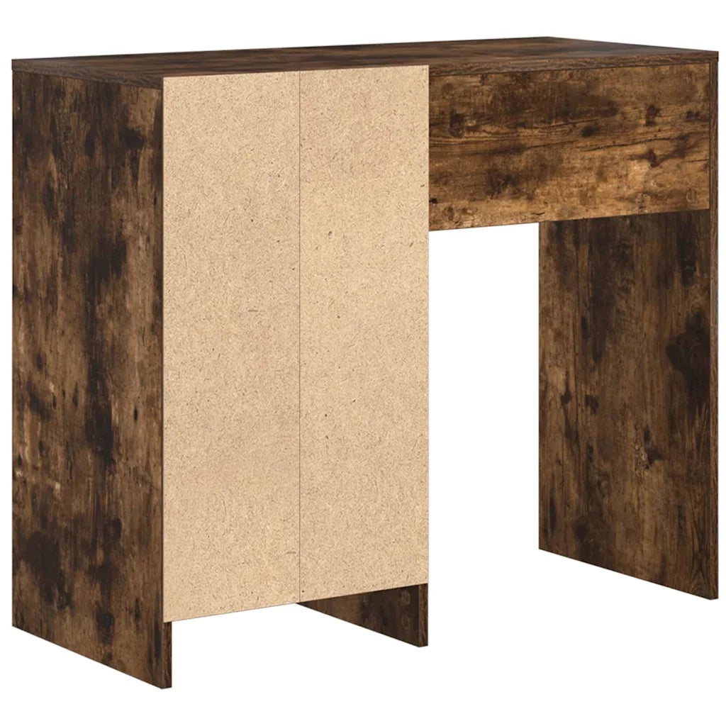 Scrivania Rovere fumé 90 x 37.5 x 75 cm Legno multistrato 869494