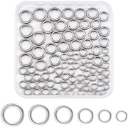 Accessori per pesca - Collegamenti per attirare pesce - Anelli in acciaio inossidabile - 60 pezzi - Diverse misure - Attrezzatura per pesca robusta - Adatto per acqua salata e dolce - 

Modello: 
Dimensioni: 
Materiali: 
Peso: 
Compatibilità: