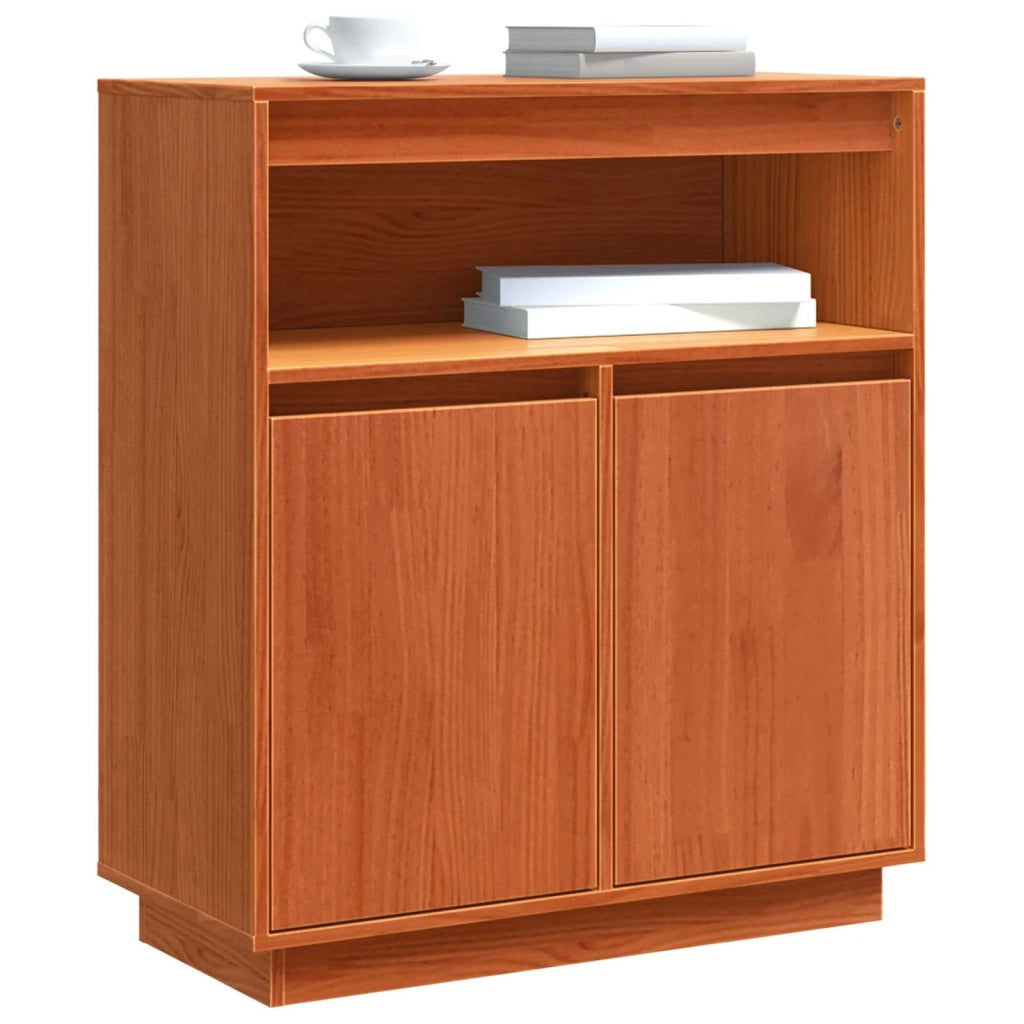 Credenza Marrone cerato 70 x 34 x 80 cm Pino massello 858250