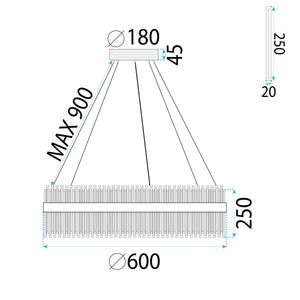 Lampada App1516-cp60