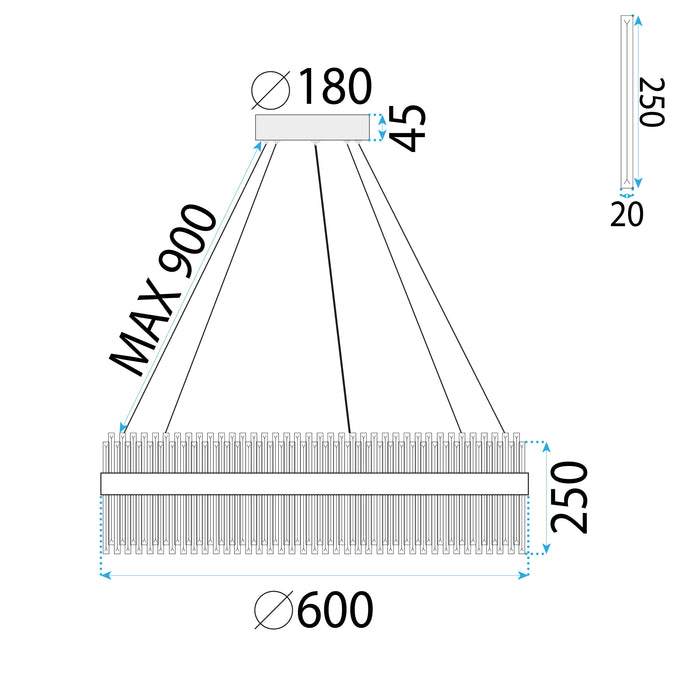 Lampada App1516-cp60