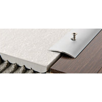 Prosol 30 profilo alluminio arge nto adesivo racc.pavimenti 30mm