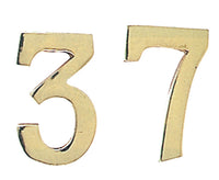 numero civico in ottone "9" mm.100 cod:ferx.4308