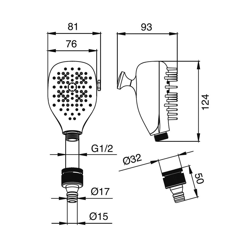 Doccia per pulizia animali - serie Lucky