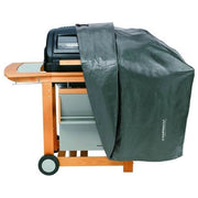 SandriGarden XL Telo di copertura per barbecue materiale esterno PVC 0,10 mm interno in fibra di poliestere 139x64x103 cm colore Nero