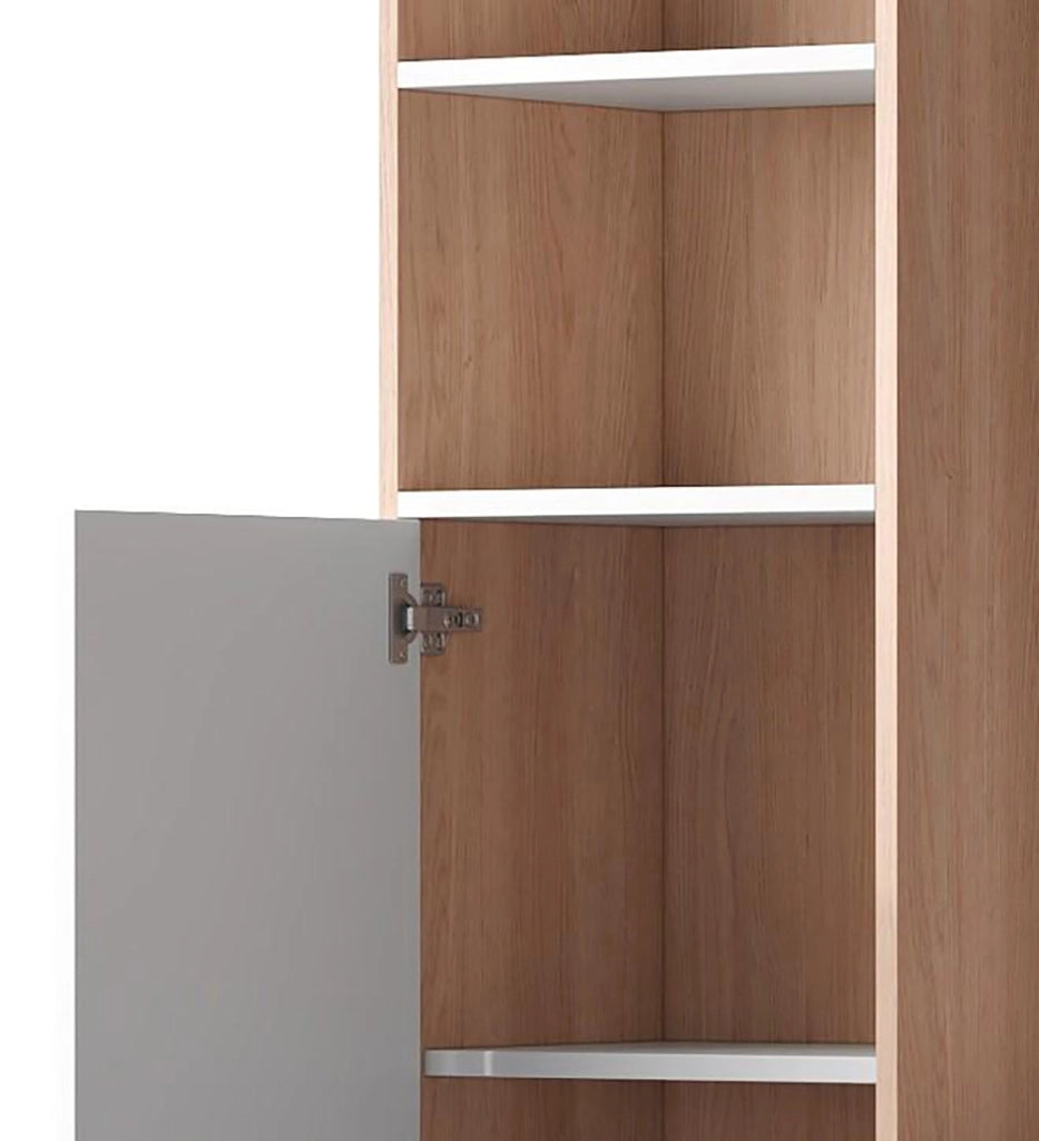 Scrivania con ripiani - Xylo - Legno massello, 123.5x45x168.5 cm