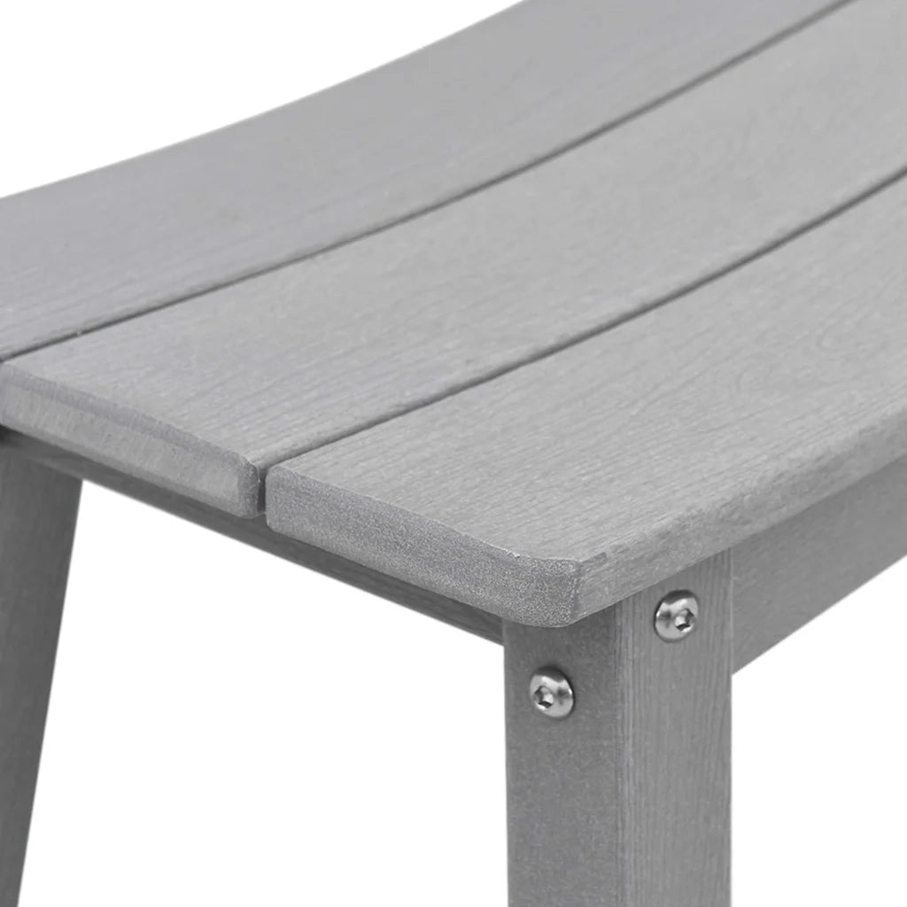 Set Bar da Giardino 4 pcs Grigio chiaro HDPE 3335806