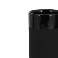 Bicchiere nero in ceramica - serie Black