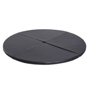 Tappetino Danza Pole Dance Rotondo ¨C Xylo ¨C 5 cm Spessore Nero per Yoga Ginnastica