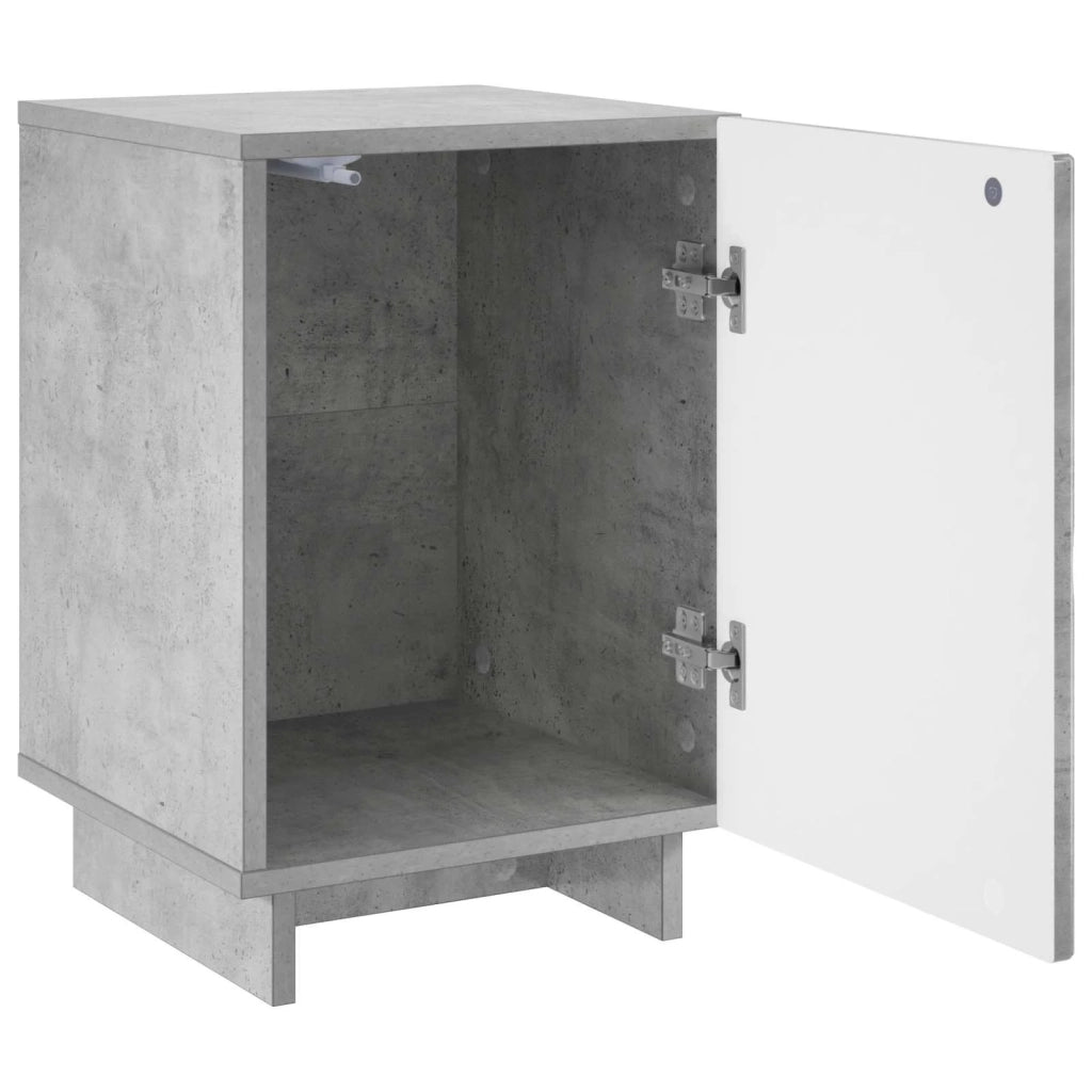 Armadio da Notte 2 pcs Grigio Cemento 33,5 x 34,5 x 50 cm 8011412