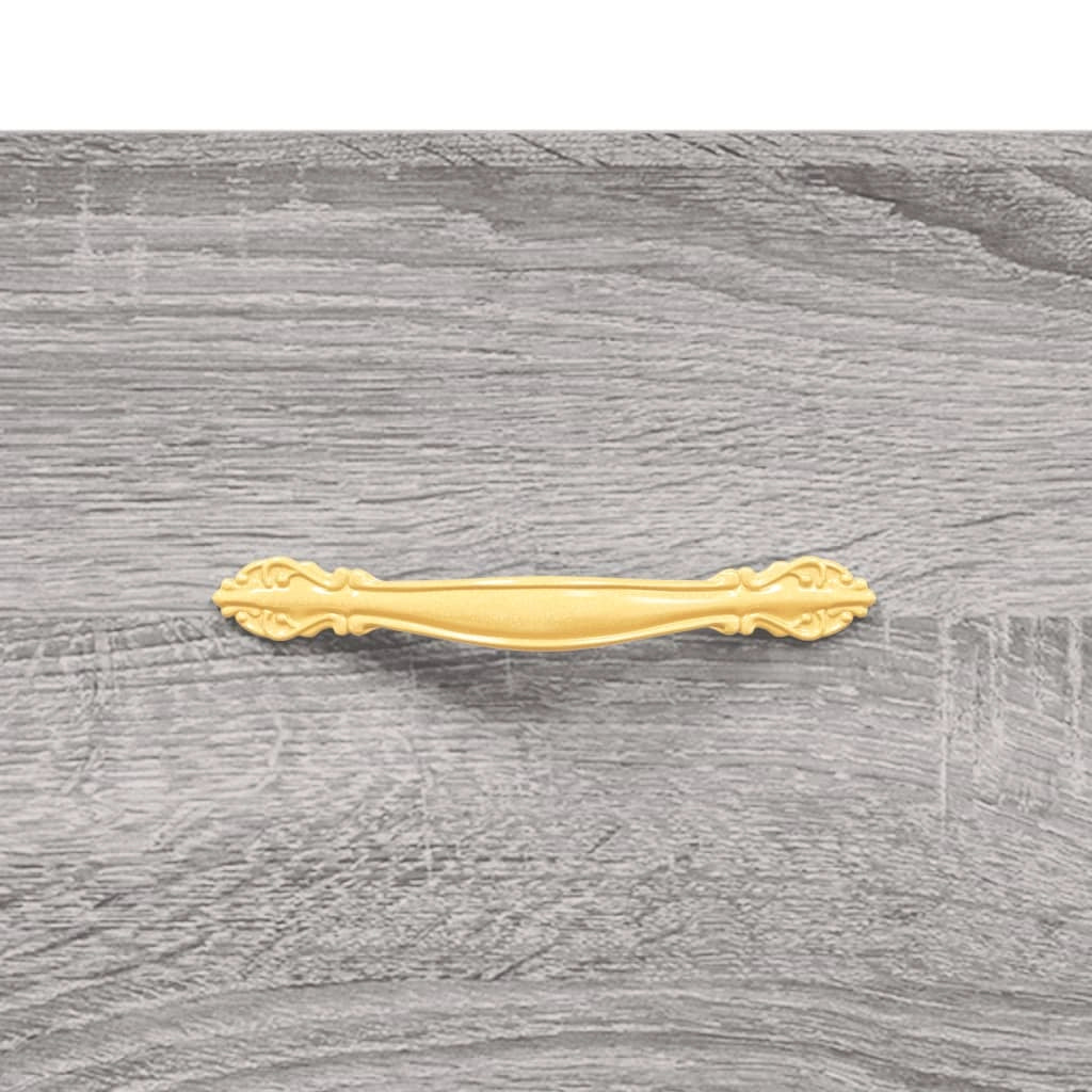Buffet credenza cassettiera armadio mobile contenitore organizer cucina soggiorno Sonoma 69,5 x 34 x 90 cm legno ingegnerizzato grigio 02_0036453