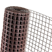 Trade Shop - Rete Di Plastica Protettiva 1x5 Mt Marrone Per Cancelli Recinzioni Balconi 206612 -