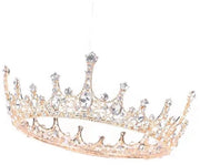 Corona per donna - Tiara barocca per matrimoni, occasioni speciali - Regina della corona in cristallo