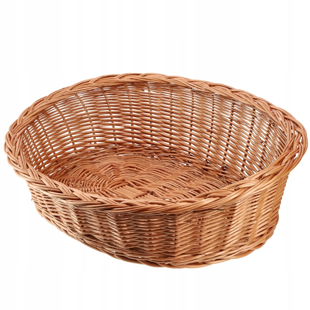 Cuccia per cani e gatti KADAX in vimini naturale, grande, ecologica, 90 cm XL