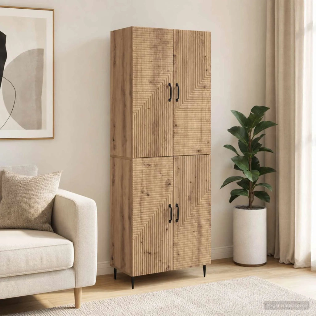 Set di armadi 2 pz Rovere Artigianale Legno ingegnerizzato