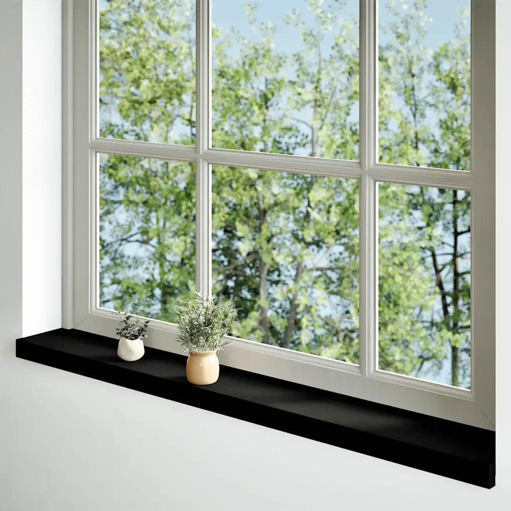 Davanzali 2 pz Marrone Scuro 160x15x2 cm Legno Massello Rovere 4009172