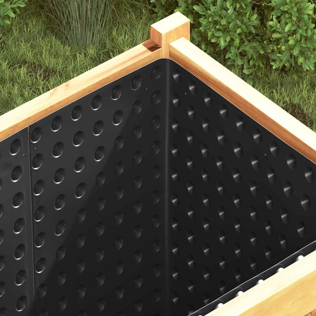Foglio di drenaggio stampato 2 pz Nero 1 x 20 m HDPE CFW7909226
