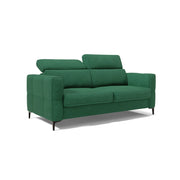 Gardenia Divano letto materasso alto 18 cm con poggiatesta reclinabili e rivestimento impermeabile T02 198 cm (mat. 140x197) verde