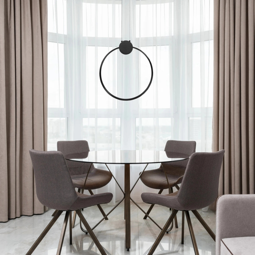 Lampada Da Soffitto Led App1395-cp Black 40cm